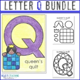 Letter Q Worksheets, Craft Activity, and VOWAC Alphabet Re