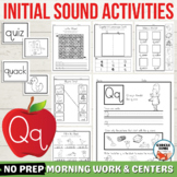 Letter Q Phonics Worksheets, Consonant Vowel Activities Cu