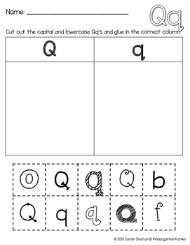 letter qq practice rti by sarah shelton teachers pay teachers