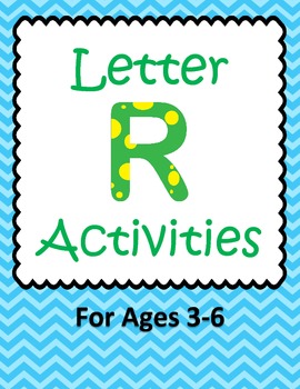 Preview of Letter R Activities- 46 Pages! {Common Core}