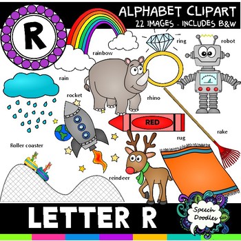 Preview of Letter R Clipart - 22 images! Personal or Commercial use