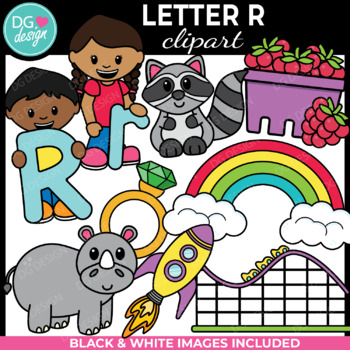 Preview of Letter R Clipart | Alphabet Clipart | Alphabet pictures | Phonics