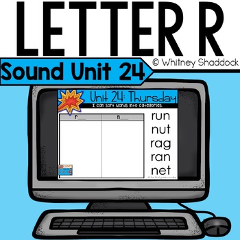Preview of Letter R Letter Sound Recognition Phonics Lessons for Kindergarten Unit 24