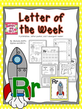 Preview of Letter R Printables Activities Tracing Sounds Recognition Letter of the Week