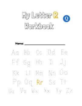 Preview of Letter R Workbook. ELA. ESL. Phonics. Spelling. Vocabulary. Digital. Online.