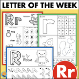 Letter R Worksheet Tracing Coloring Sound Activities Upper
