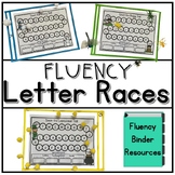 Letter Races, Letter Naming and Sound Fluency, Phonics, Ki