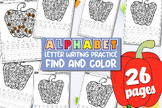 Letter Recognition A-Z, Alphabet Tracing, Writing workshee