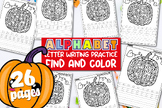 Letter Recognition A-Z, Alphabet Tracing, Writing workshee