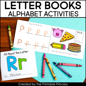 Letter Recognition Books by The Printable Princess | TpT