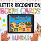 Letter Recognition Boom Cards Bundle | Alphabet Activities