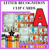 Letter Recognition Clip Cards