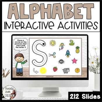 Preview of Letter Recognition | Digital Alphabet Activities
