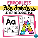 Letter Recognition Errorless Learning File Folder Games an
