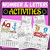 Letter Recognition For Prek, Alphabet Tracing A-Z, Number 