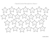 Letter Recognition Game - Star Themed