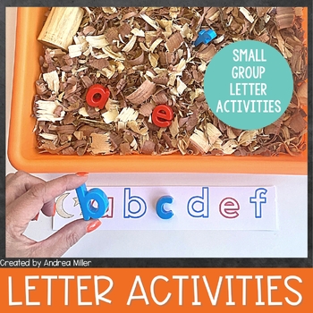 Letter Recognition Games Camping Theme by Andrea Miller | TPT