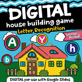 Letter Recognition, House building game, Alphabet Letter, 