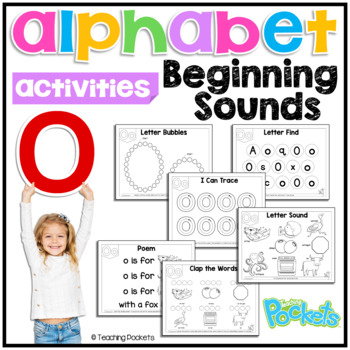 Preview of Letter Recognition & Letter Sound | ABC Book & Poem | Letter Tracing | Letter O