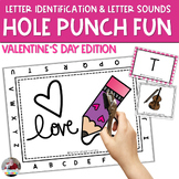 Letter Recognition & Letter Sounds | Valentine's Day Activ