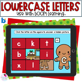 Letter Recognition - Lowercase Letters - Christmas BOOM Cards™