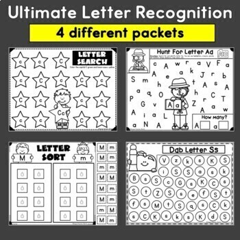 Preview of Letter Recognition Mega Packet | Alphabet Activities