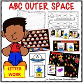 Letter Recognition - ABC Outer Space Literacy Center Activities