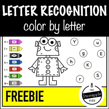 Preview of Letter Recognition - Color By Letter