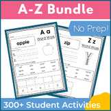 Letter of the Week A-Z Year-Long Bundle NO PREP