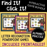 Letter Recognition Powerpoint Games | Upper Case and Lower