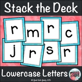 Letter Recognition Stack the Deck A Flashcard Activity For