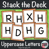 Letter Recognition Stack the Deck A Flashcard Activity for
