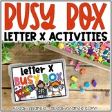Letter Recognition Task Card Centers - Letter X Busy Box