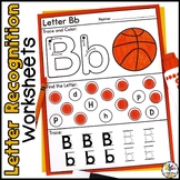 Letter Recognition Worksheets - Alphabet Writing Practice 