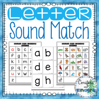 Letter Recognition and Sound Matching Center (Kindergarten Phonics)