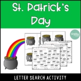 Letter Recognition and Writing Practice - St. Patrick's Da