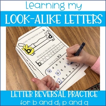 Preview of Letter Reversal Activities - Make the Bed, b & d, p & q, Posters, Story, Songs