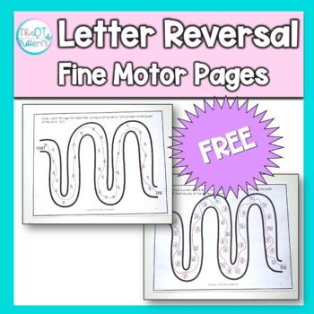 Preview of Letter Reversal Worksheets : d, b, p, q