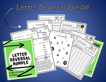 Letter Reversal Activities Bundle by Lauren Lichter | TpT