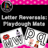 Letter Reversal Playdough Mats