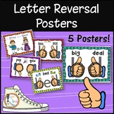 Letter Reversal Poster Pack  - b  d  -  p  q