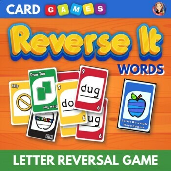 Preview of Letter Reversal Word Card Game