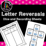 Letter Reversals Dice and Recording Sheets