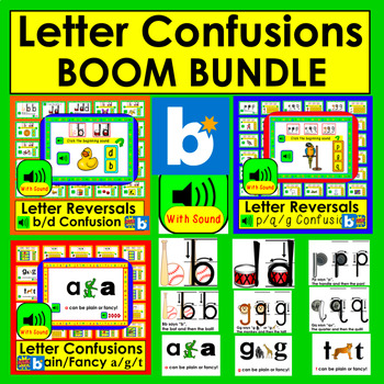 Letter Reversals And Confusions Bundle B D P Q G And Fancy
