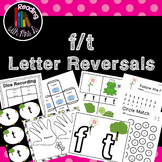 Letter Reversals f t