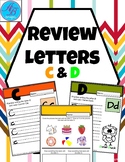 Letter Review. Letters C & D. Writing Letters. Uppercase &