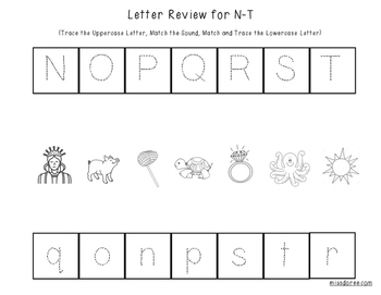 letter review worksheets by miss doree teachers pay teachers