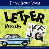 Car Themed Letter Activity | Letter Roads | Drive Your Way