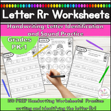 Preview of Letter R Handwriting Worksheets Letter of the Week Alphabet Activities