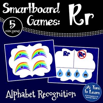 Letter Rr Smartboard Games (5 mini games) (Smartboard/Promethean Board)